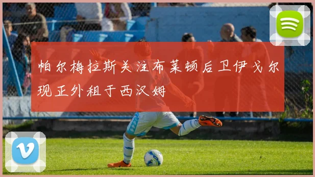 帕尔梅拉斯关注布莱顿后卫伊戈尔现正外租于西汉姆
